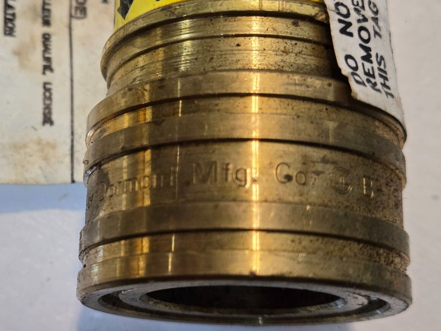 Dormont Mfg B-75-S Quick Disconnect Gas Valve | 9909 | 100-150B | REV_ 8/98