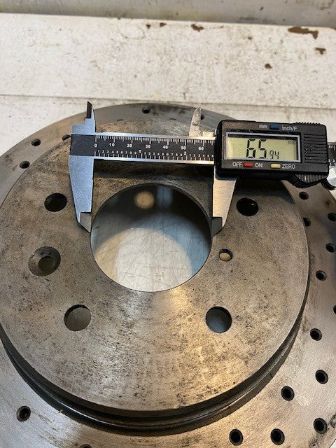 Eurorotor 5-Lug Brake Disc Rotor MA-830, 5390 Min Th 18, 5x114mm 66mm Bore