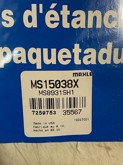 2 Qty of Mahle MS15038X, MS8931SH1 Intake Manifold Gasket Set of 2 (4 Qty Total)