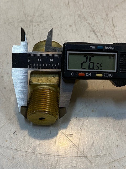 3 Quantity of Sherwood Valves CGA 510 06-14 | 27mm Thread 21mm ID (3 Quantity)