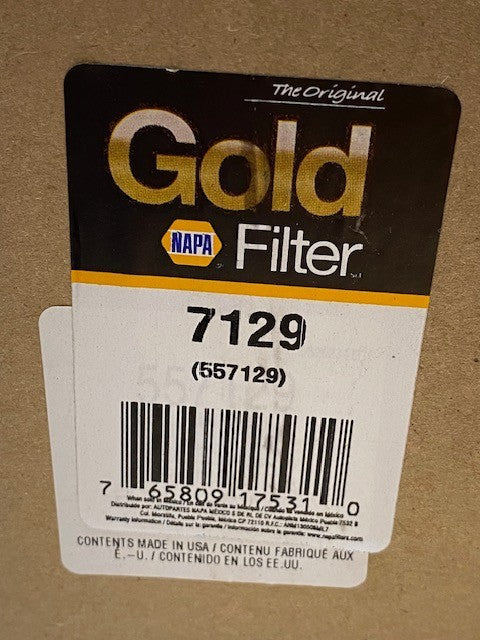 NAPA Gold Filter 7129 | 557129 Hydraulic System Filter