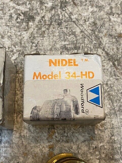 2 Qty of Woodford Nidel Brass 34HD-BR Vacuum Breaker B64.2 125Psi 1011 (2 Qty)