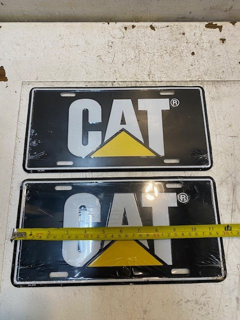 2 Quantity of Caterpillar CAT Logo Novelty License Plates 94L-3701 (2 Quantity)