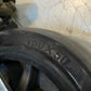 Heavy Duty Spring Loaded Gate Caster 6" Rubber on Cast Iron Wheel 150x50