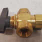 1/2" Female NPT Panel Mount Diverting Brass Valve