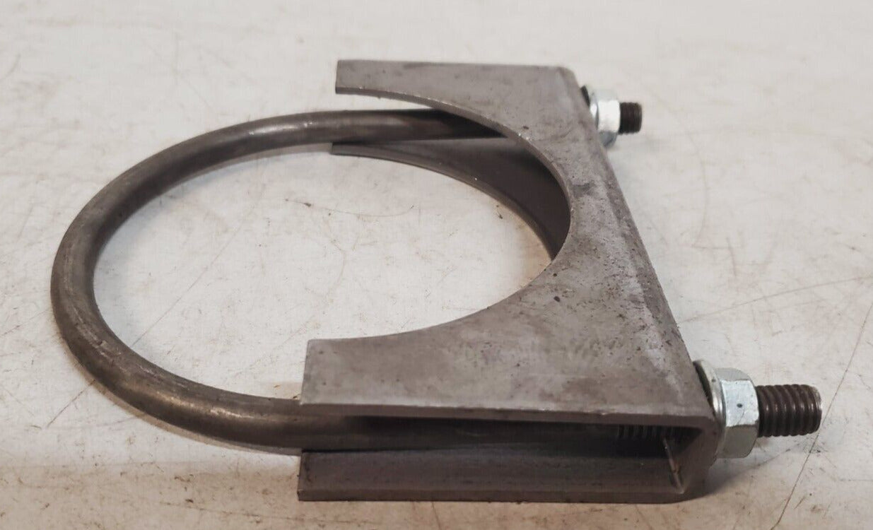 4 Quantity of 4" Steel Muffler Clamps (4 Qty)