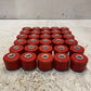 30 Quantity of 3R Red Standoff Insulators 10mm Bore 44mm OD 32mm Wide (30 Qty)