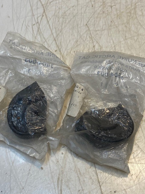 2 Quantity of Genuine Arctic Cat 3604-003 Snowmobile Slide Rail End Caps (2 Qty)