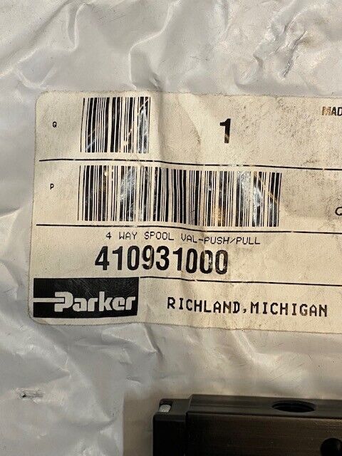 Parker 41093100 Control Valve