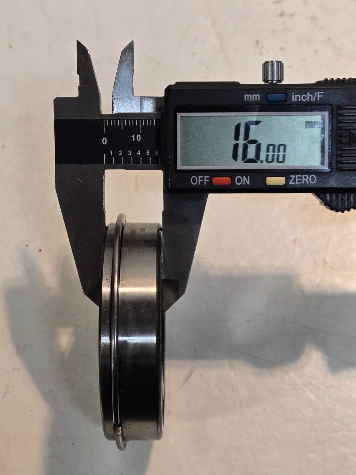 MRC Snap Ring Bearing 206SZZG | H201 164T | 62 mm OD x 30 mm Bore x 16 mm Thick