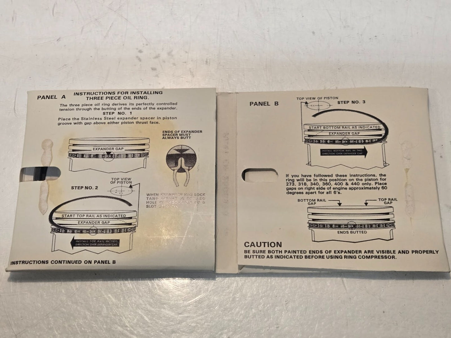Mopar Piston Ring Set 2808516 | 2805-00-886-6494 | DLA-700-80-D-A033