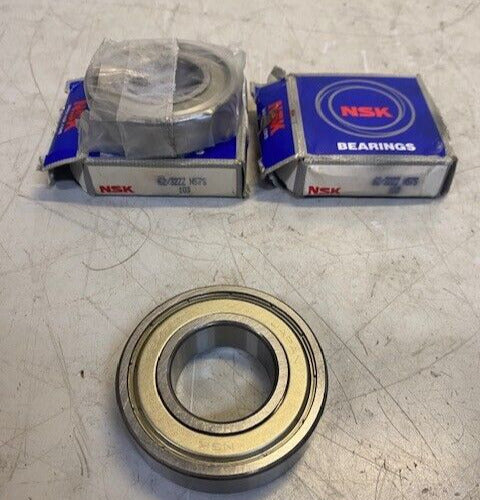 2 Quantity of NSK Bearings 62/32ZZ Single Row Ball Bearings 32x65x17 mm (2 Qty)