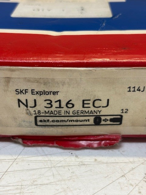 SKF Explorer Bearings Cylindical Roller Bearing | NJ 316 ECJ