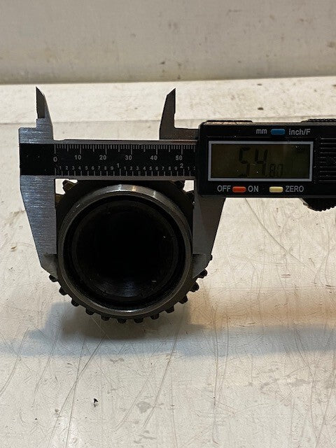 Input Shaft 8" Long 70mm OD 30-Teeth 15mm End 22mm Shaft 20-Spline