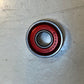 60 Quantity of Speed Metal Skateboard Bearings 22x8x7mm Red (60 Quantity)
