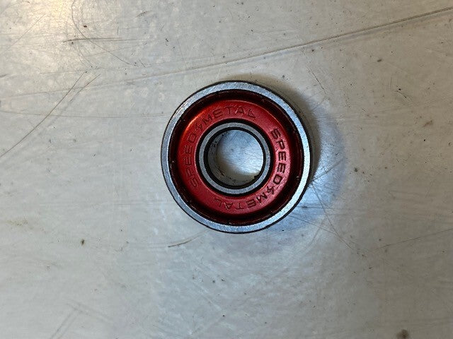 60 Quantity of Speed Metal Skateboard Bearings 22x8x7mm Red (60 Quantity)