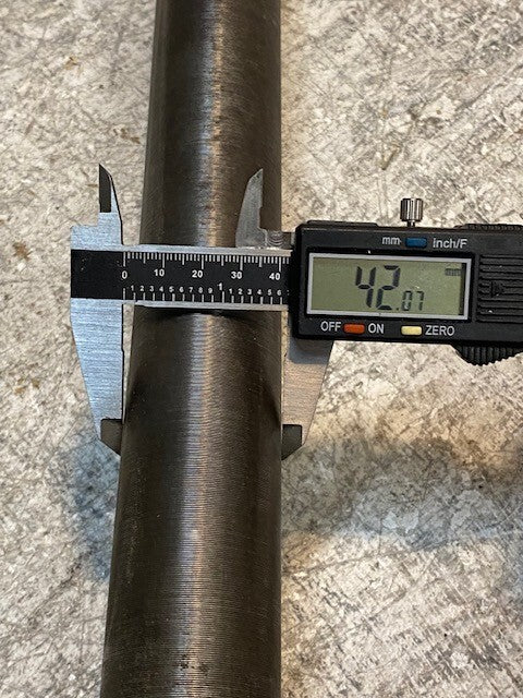 Axle Shaft 6-Lug 33-Spline 33" Long 14mm Lug Holes 42mm Shaft Dia. 36mm End