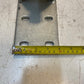 Heavy Duty Spring Loaded Gate Caster 6" Rubber on Cast Iron Wheel 150x50