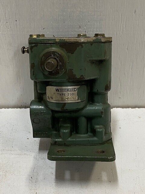 Woodward Actuator Hydraulic Governor Type 2301 2370287 8250-010 USED