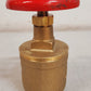 BH 1-1/2" NPT 300 Brass Threaded Fire Hose Valve | Listed 37WL