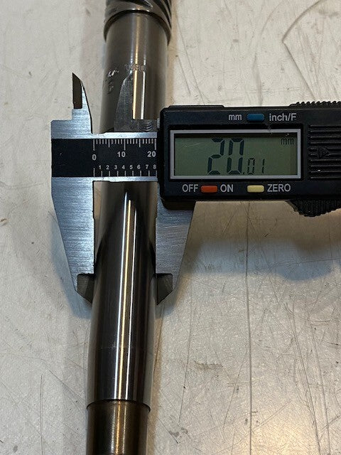 Worm Gear Winch Auger Shaft 0820-3420-060 | 11-1/2" Long 28mm OD 13mm Thread