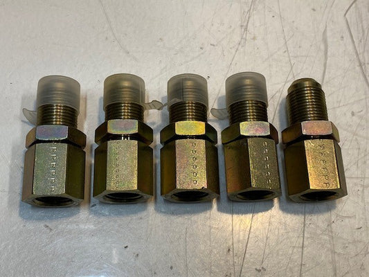 5 Quantity of Parker Male x Female Straight Adapter 22mm Thread 18mm ID (5 Qty)