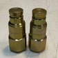 2 Quantity of Holmbury M-A9 1/2 NPT-F00-M.1 Flat Face Hydraulic Coupler (2 Qty)