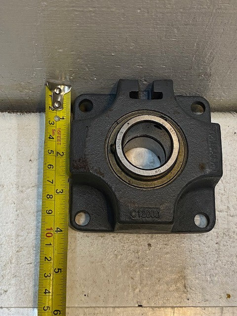 HK Systems C12000 4-Bolt Block 1-1/8" Flange Bearing XB206-19 Insert Bearing