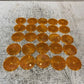 25 Quantity of Grotelite 4009 2-1/2" Orange Reflectors SAEA75 (25 Quantity)