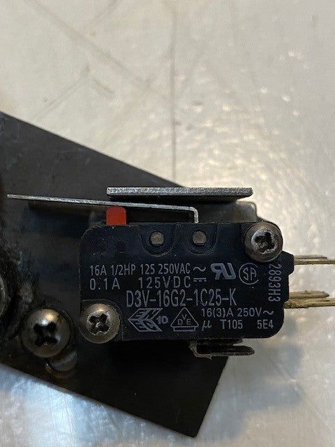 2 Quantity of Turbo Chef Door Switch Assemblies w/ Two D3V-16G2-1C25-K (2 Qty)
