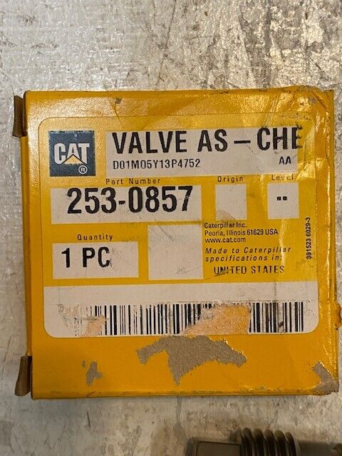 Caterpillar CAT Check Valve 253-0857