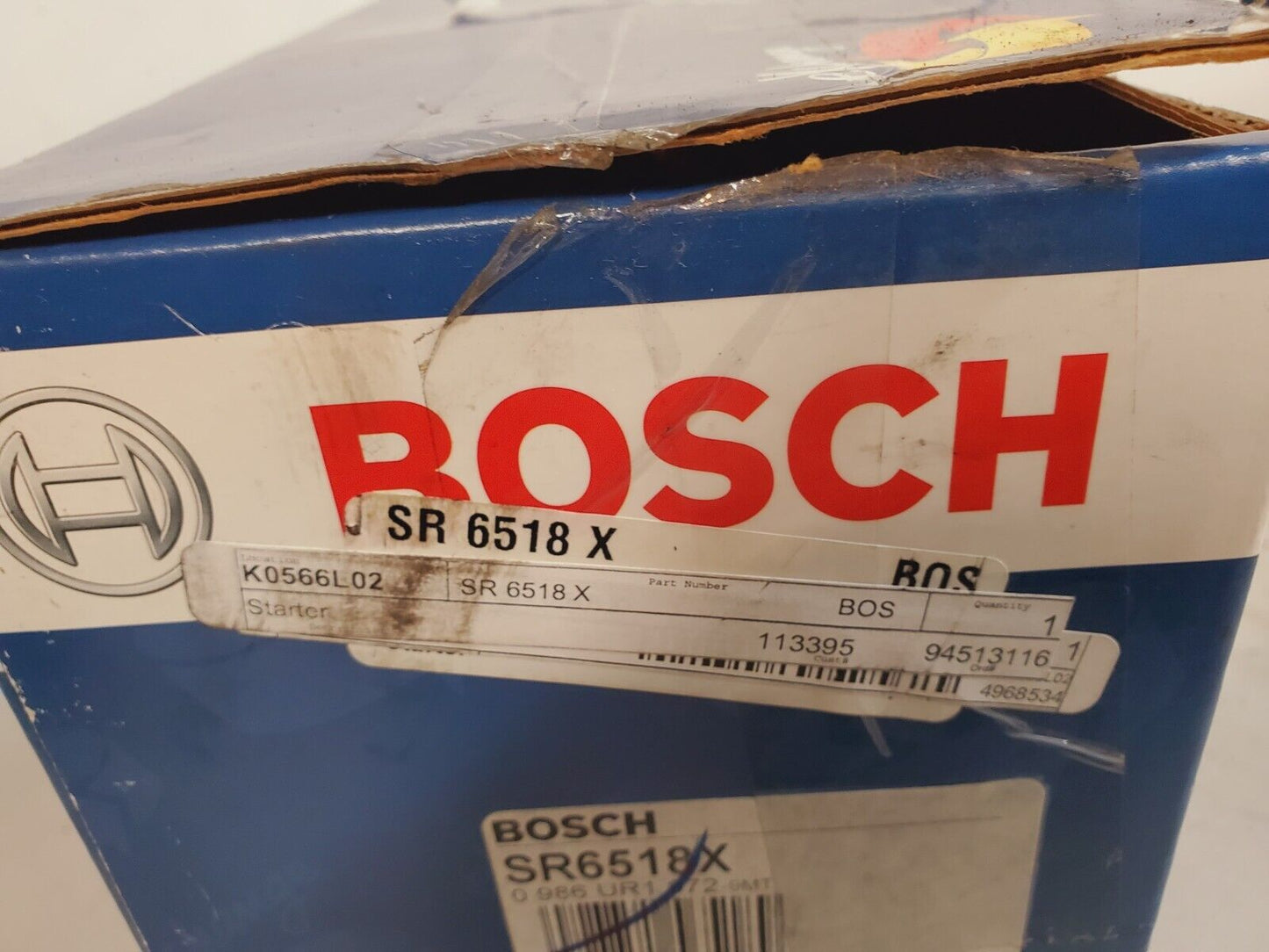 Bosch Remanufactured Starter SR6518X