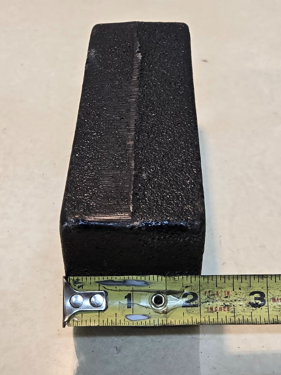 2 Quantity of Cast Iron 2" Lift Blocks 5-11/16" Long 2-3/8" Wide Tapered (2 Qty)