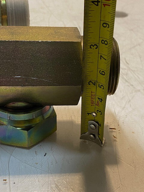 6 Quantity of 90 Degree Female to Male Fittings 3-1/2" L 42mm Thread 32mm ID