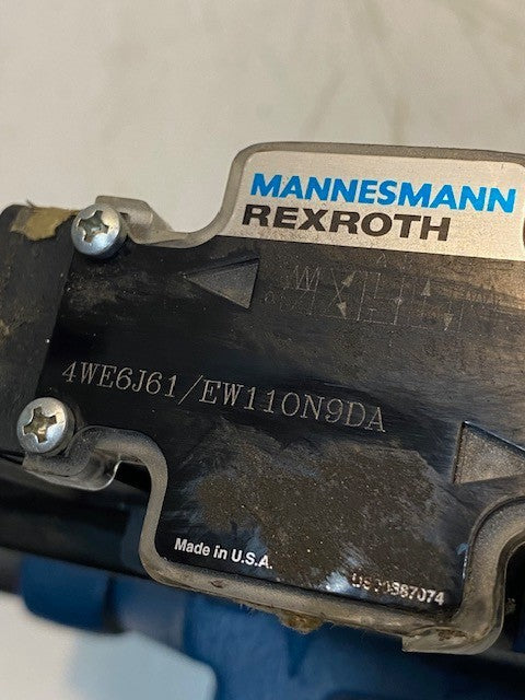 Mannesmann Rexroth Directional Control Valve H-4WEH22E74/6EW110N9ETDA