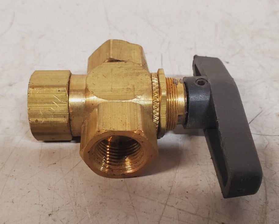 2 Qty. of 1/2" Female NPT Panel Mount Diverting Brass Valves (2 Qty)