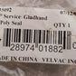 2 Qty. of Velvac 37° Bracket Mounts Service Gladhand W/ Poly Seal 035092 (2 Qty)