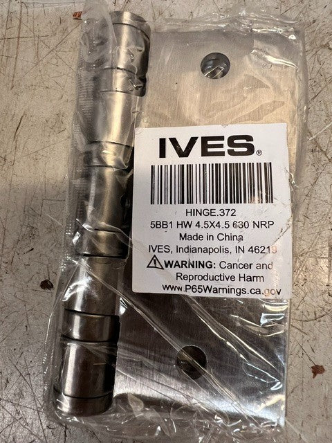 IVES 3 Pack Of Hinges .372 5BB1 With Screws Ball Bearing Door Hinges