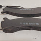 2 Quantity of Brake Pads FP 142 | EE | 0G3107 | A9H | A9F (2 Qty)