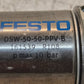 Festo Pneumatic Cylinder DSW-50-50-PPV-B | 161539 | R108 | 10 Bar Max Pressure