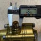 General Pump Valve 7" Long 3-1/4" Wide 3-1/2" Tall 17mm Thread 15mm ID