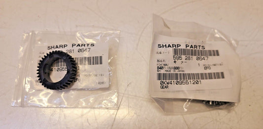 2 Quantity of Sharp Gears 0KW4109551201 (2 Qty)