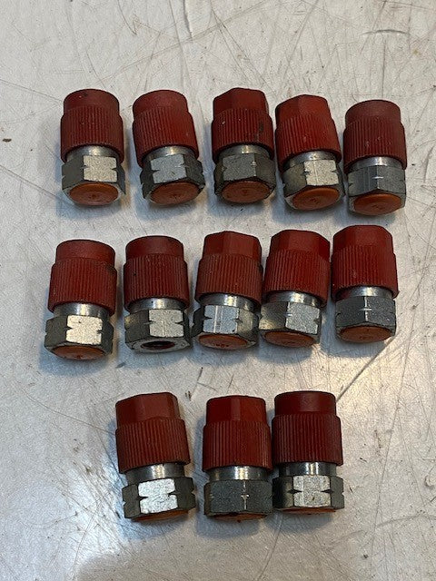 13 Quantity of Hydraulic Quick Coupler Plugs 29mm Long 17mm OD 7mm ID (13 Qty)
