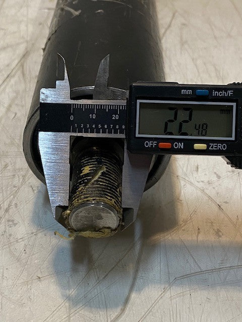 Garrison Hydraulic Cylinder 43044-1200-180 | 7-05 | 22mm Thread 73mm OD 48mm End