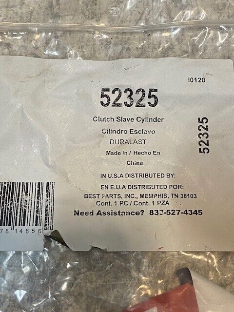 Duralast 52325 Clutch Slave Cylinder 900067