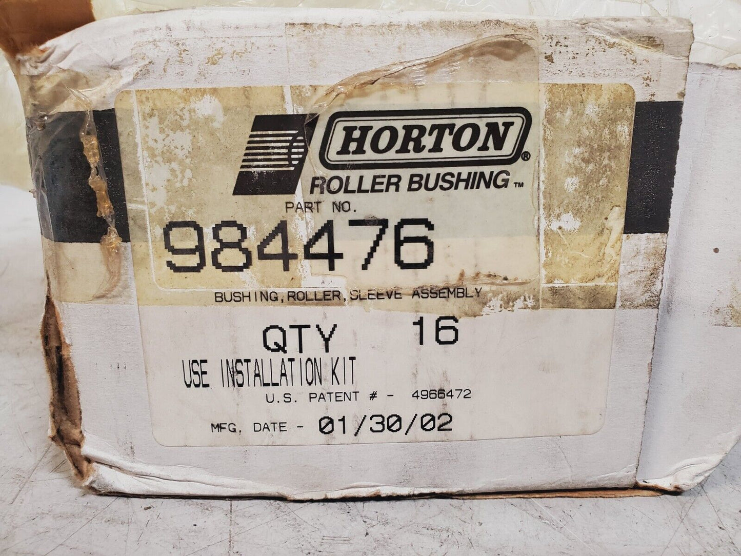 16 Qty. of Horton Roller Bushing Assembly 984476 | 15441-002-02302 (16 Qty)