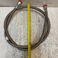 Flexible Stainless Steel 17mm Braided Fuel Line Hose 1425720 Approx 5-1/2' Long