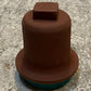 PTO Cap 25mm Square Top 54mm Main 78mm OD 66mm Thread 3-1/2" Tall