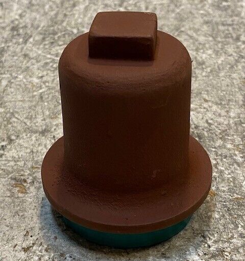 PTO Cap 25mm Square Top 54mm Main 78mm OD 66mm Thread 3-1/2" Tall