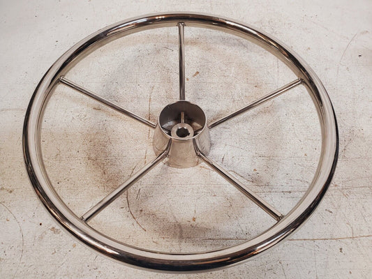 Destroyer Boat Steering Wheel 15-1/2" Diameter 5 Spoke